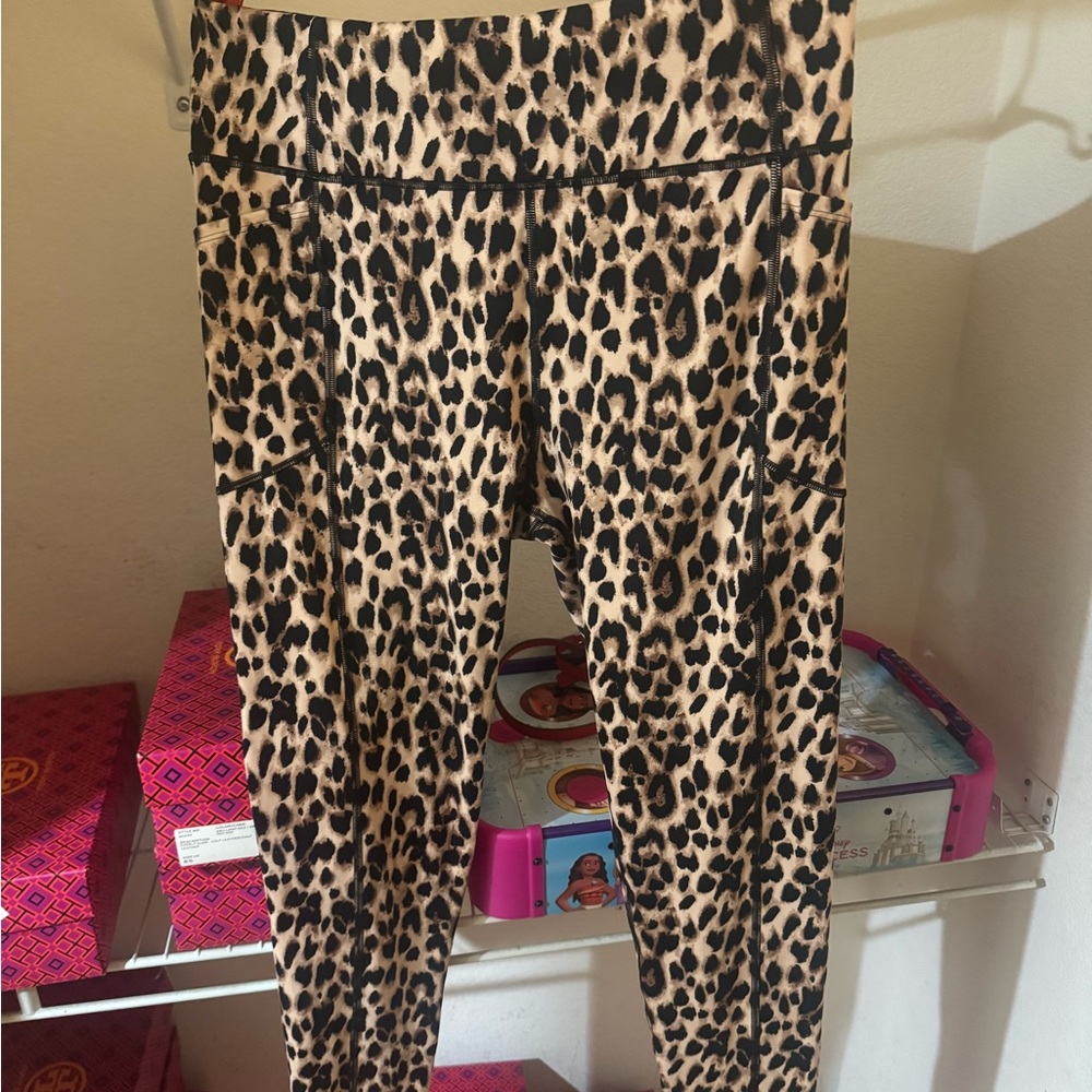 Victoria's Secret Black and Leopard Print Apparel